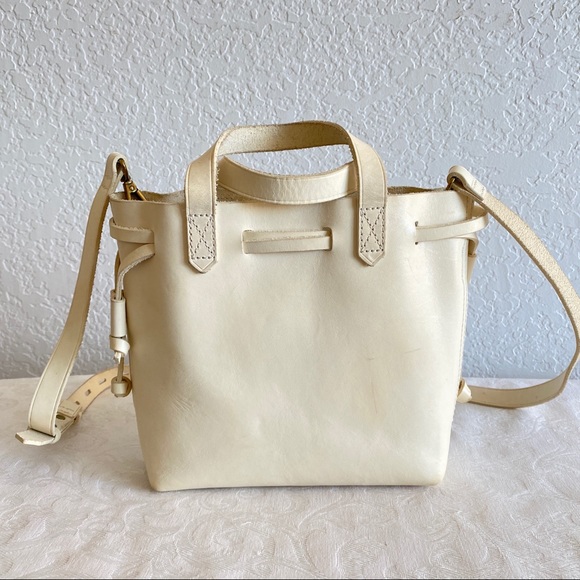 Madewell Ivory The Small Drawstring Transport Crossbody - Picture 2 of 16